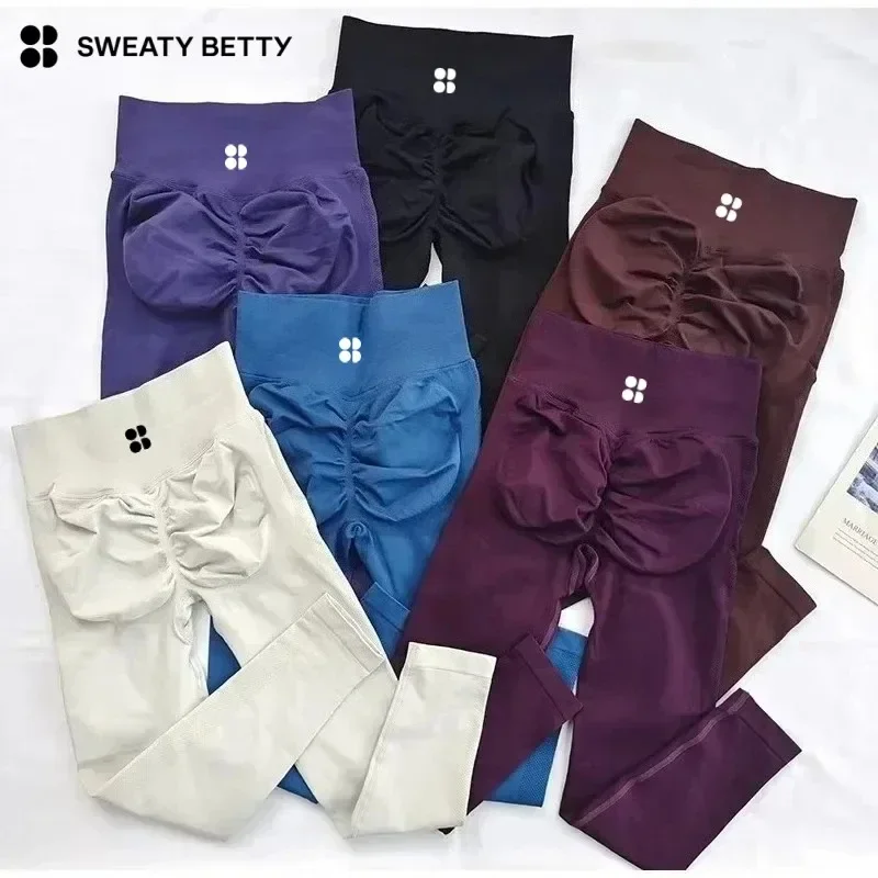 

Sweaty Betty Leggings Women Sports Impact Yoga Shorts Fitness Cycling Elastic Sports Pants Ignite Sculpt Scrunch Short Yoga Bra