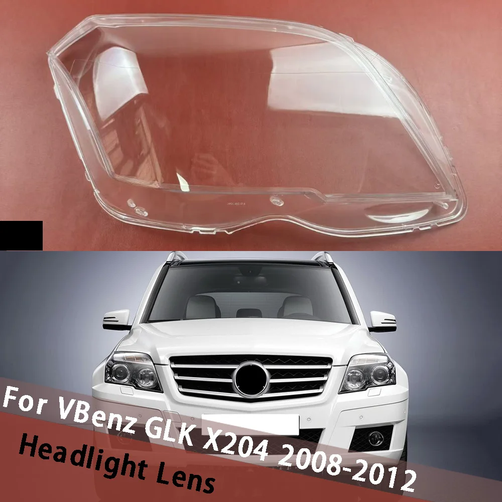 

For Mercedes-Benz GLK X204 GLK300 GLK350 2008-2012 Headlight Shell Lamp Shade Lens Housing Headlamp Cover Plexiglass Replace