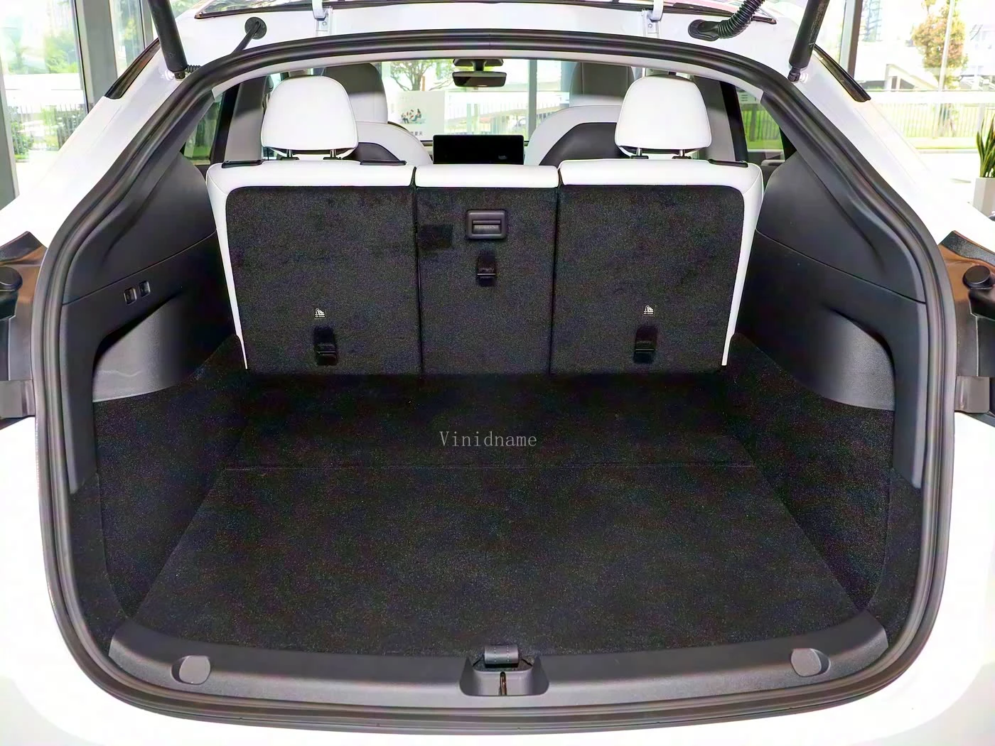 Picture 5: For Tesla Model Y 2020 2021 2022 2023 2024 2025 PU Leather Custom Car Seat Covers Full Set Interior Protector Accessories