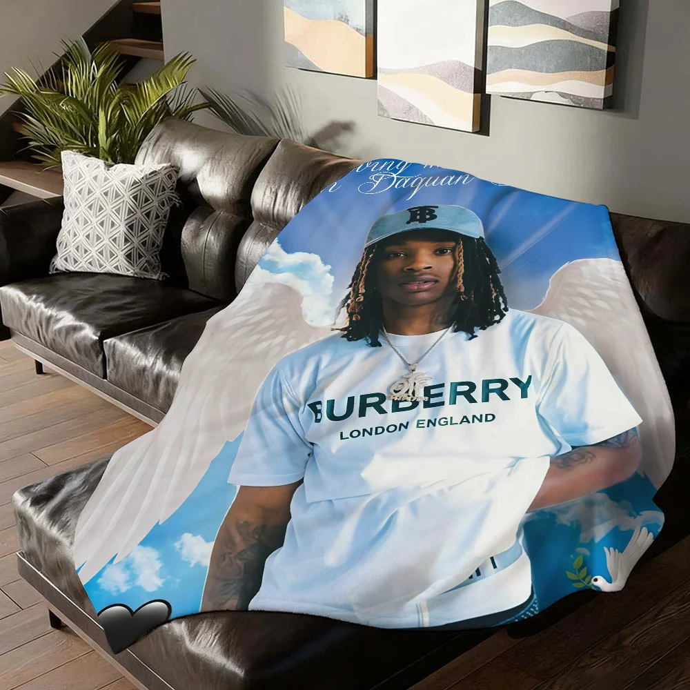 American rapper K-king V-von Blanket For Sofa Office Bed Plane Travel Sleep Read Relax Camping Soft And Warm