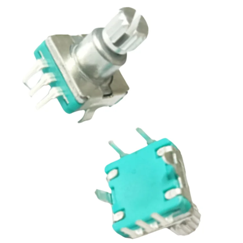 AA08-360 Degree Rotary Encoder EC11 With Push Button 5Pin 20 Positions 20 Pulse Code Switch Handle 20MM Digital Potentiometer