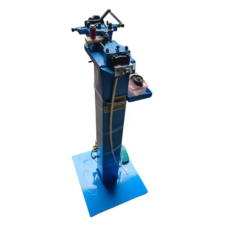 

Making Belt Machinery Leather Belt Buckle Stapling Machine Belt Loop Locking Nailing Machine