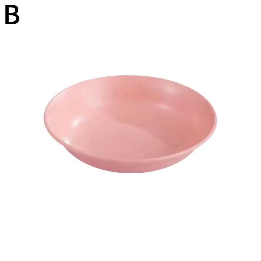1pc Wheat Straw Seasoning Dish Household Kitchen Small Plate For Snacks Pickles Eco-friendly Dip Plate Pickles Saucer Bowl W0v8