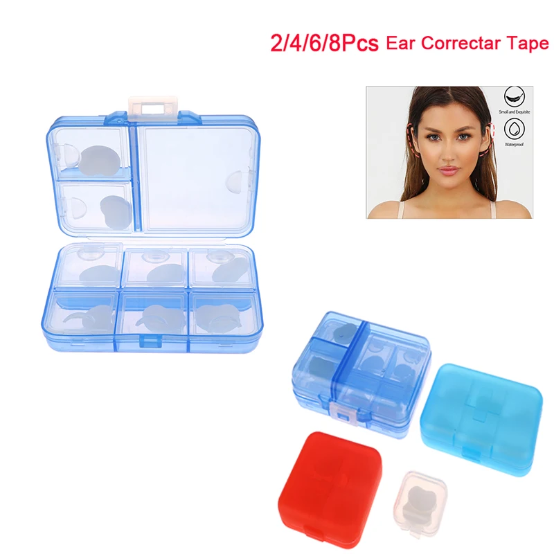 2/4/6/8Pcs Ear Correctar Fixer Cosmetic Ear Stickers Ear Correctar Tool Like Elf Ears Stretched Ears Correctar Tape