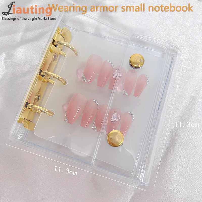 Nail Art Piece Storage Book Nail Tips Exhibition Photo Album Card Clip Display Board DIY Simple Album Book Manicure Collector