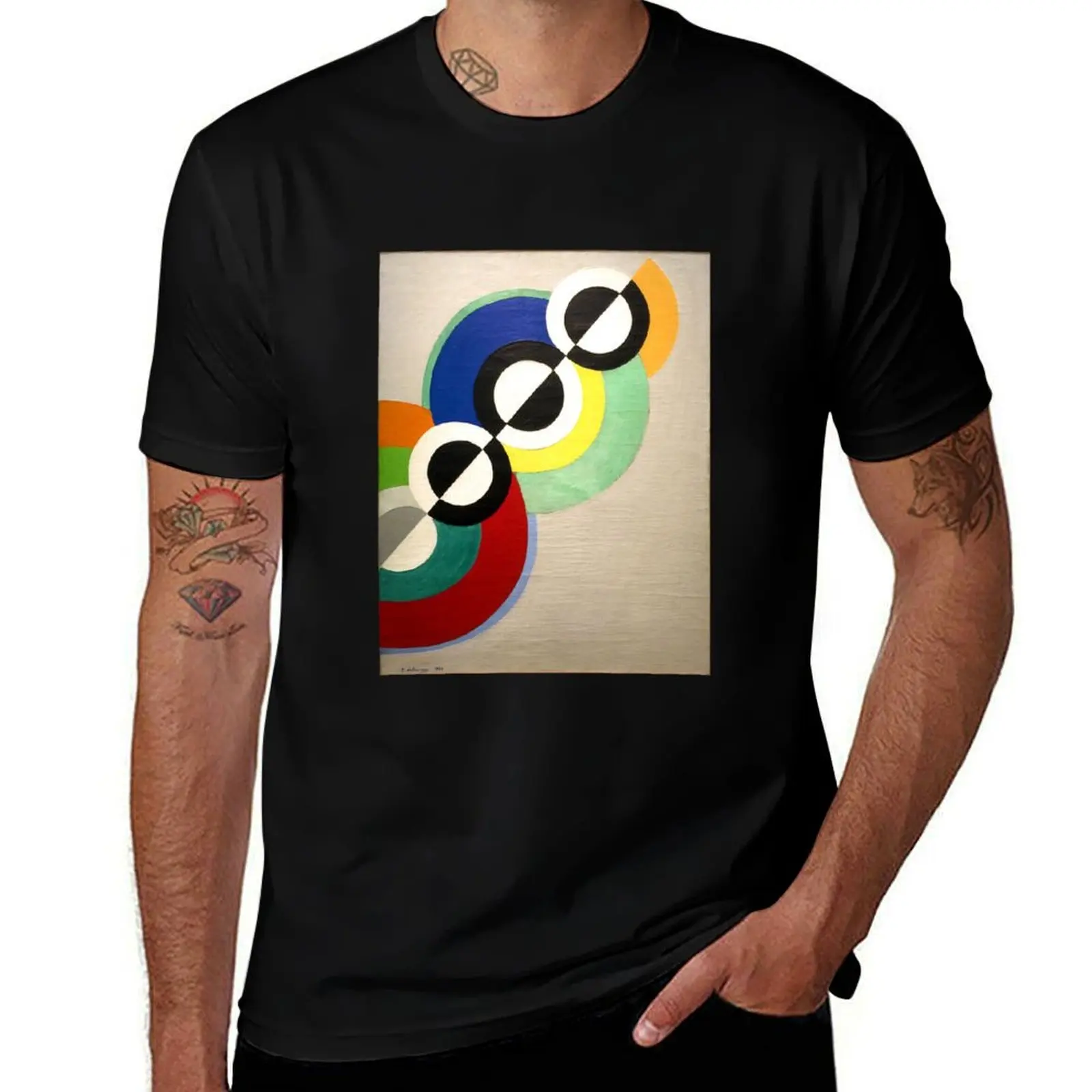 

DEFINITION man designer man 1934 T-Shirt Rhythms, t HIGH tshirt Delaunay by Robert graphic HD shirt man shirt t