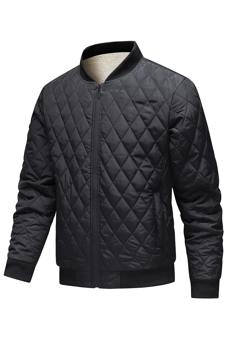 

Cross border exclusive plush thick cotton jacket for men 2025 new autumn and winter warm cotton clothing men's cotton jacke