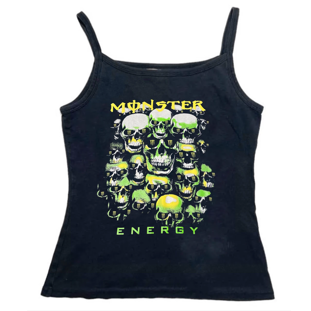 Y2k Grunge Emo Girls' Style Punk Tank Top Cartoon Printed Tank Top Aesthetics Women's Casual Sweet T-shirt Sexy Harajuku Full Se