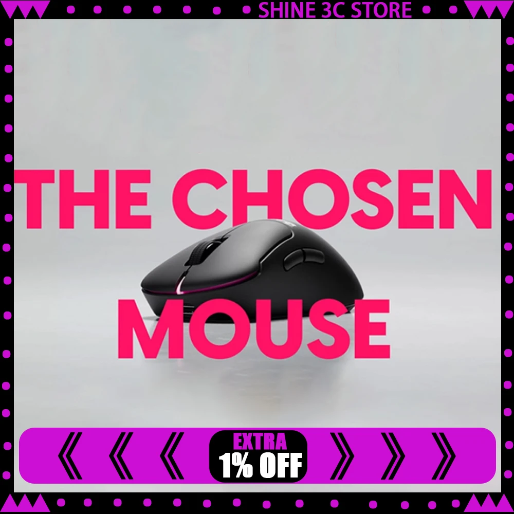

Pulsar Zywoo The Chosen Mouse, двухрежимная беспроводная мышь, 8000 Гц, частота заката, сенсор XS-1, игровые мыши, легкие аксессуары для ПК