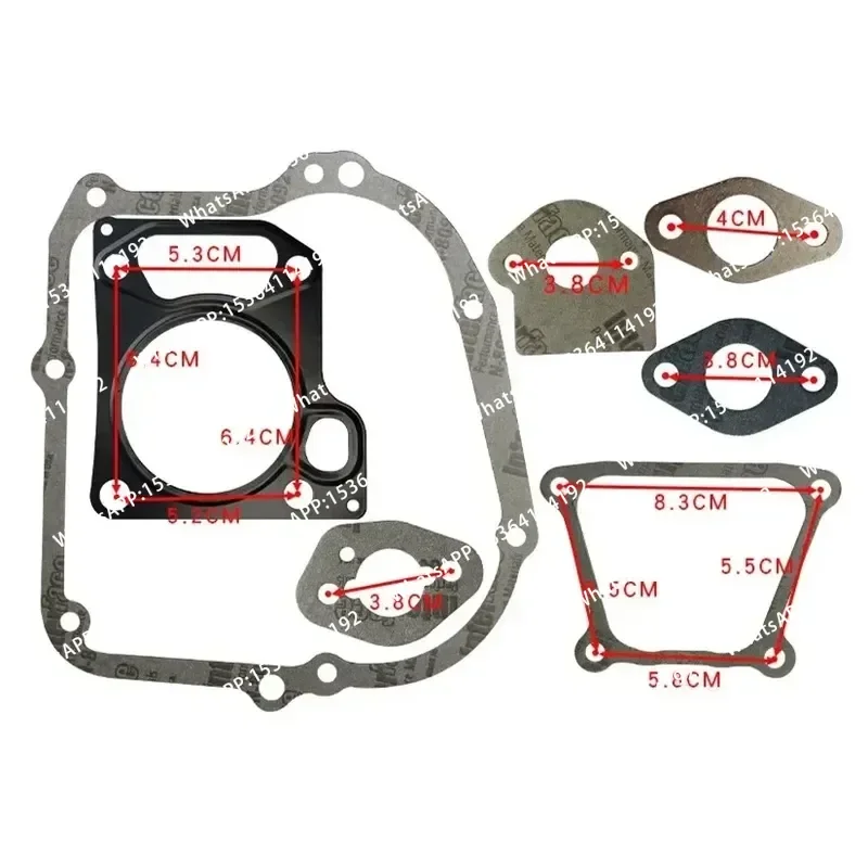148F DJI 24V variable frequency generator cylinder muffler air filter, intake crankcase, carburetor insulator, sealing gasket