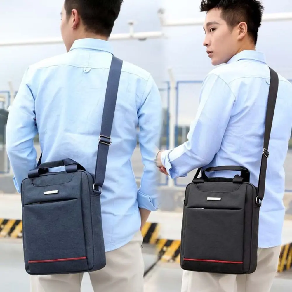 Bolso de negocios Oxford multifunción de gran capacidad para hombre, bolso cruzado, maletín, bolso de hombro informal a prueba de golpes, viaje