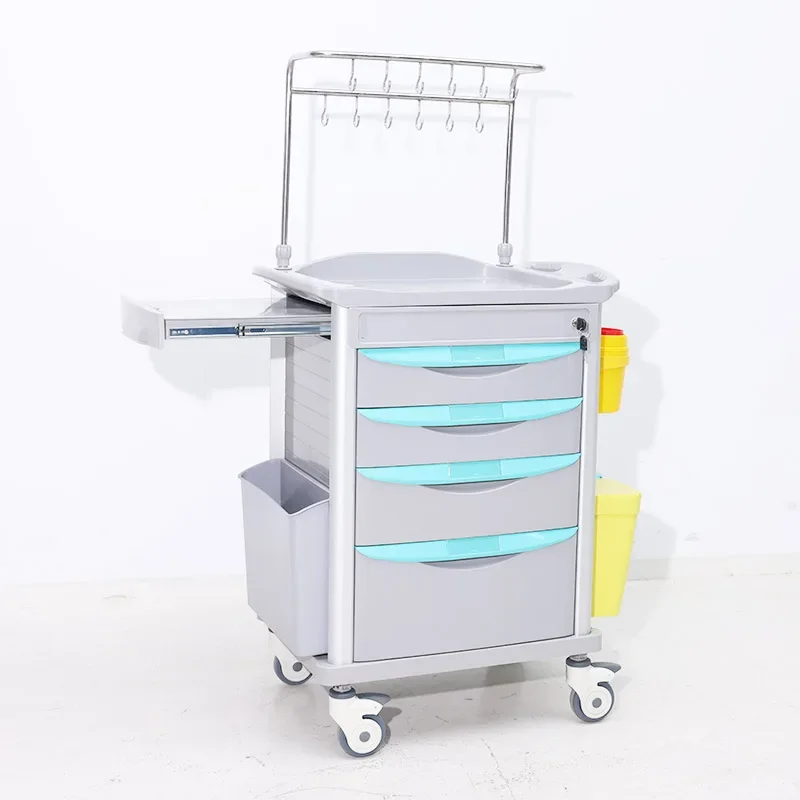 Factory Wholesale Clinic Hospital Service Anesthesia Drugs Medical Emergency Cart Trolley