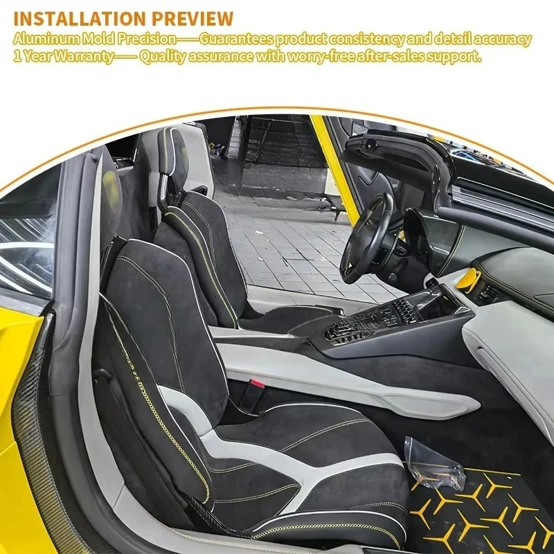 High Quality Adjustable Bucket Seats Luxury Racing Design for Sports Car Models