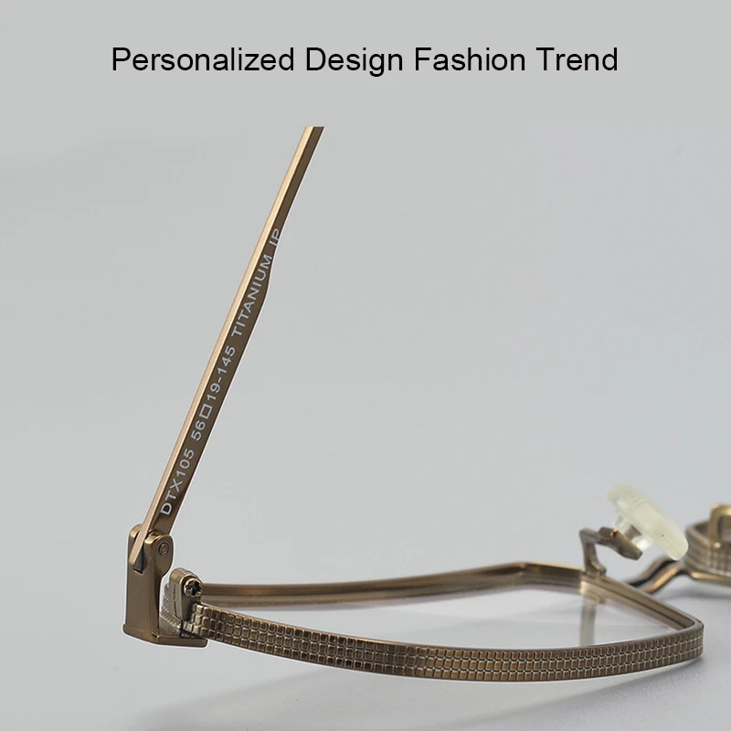Japanese Designer Retro Personality Glasses Frame Men Vintage Square Pure Titanium Light Eyeglasses Small Myopia Reading Eyewear