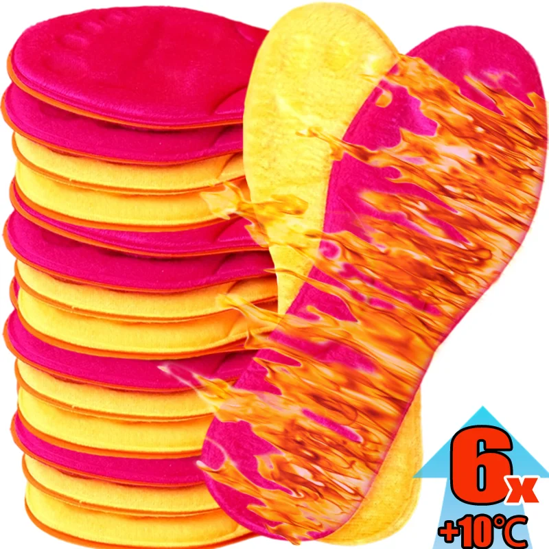 Plantillas para zapatos calentadas Insertos térmicos autocalentables Botas de invierno No requiere carga 10 ° C Aumento de temperatura Confort en clima frío