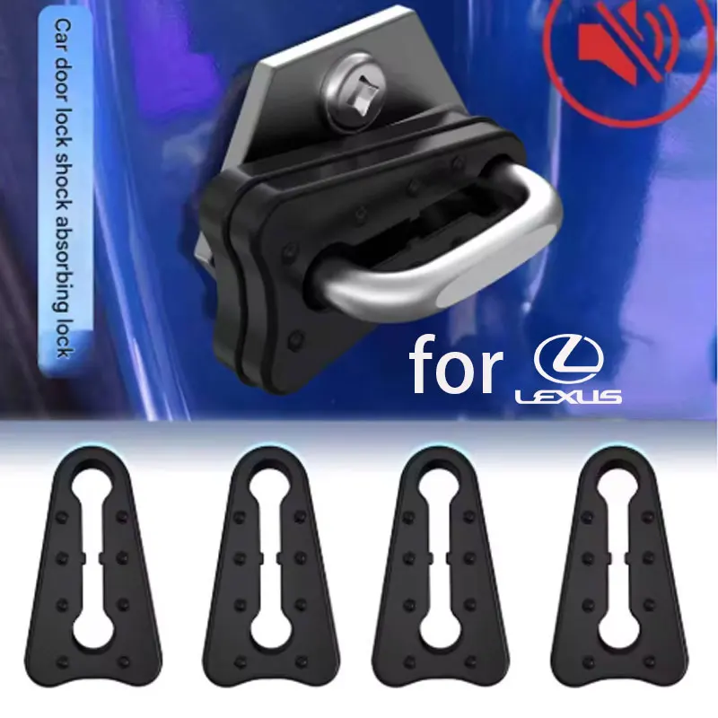 

Звуковой демпфер замка двери автомобиля, подходит для защиты автомобиля Lexus, двери, автоаксессуары