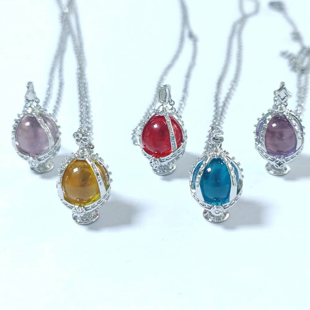Anime Puella Magi Madoka Magica Kaname Madoka Akemi Homura Cosplay Naszyjnik KAMIEŃ DUSZ Zircon Wisiorek Choker Biżuteria Akcesoria