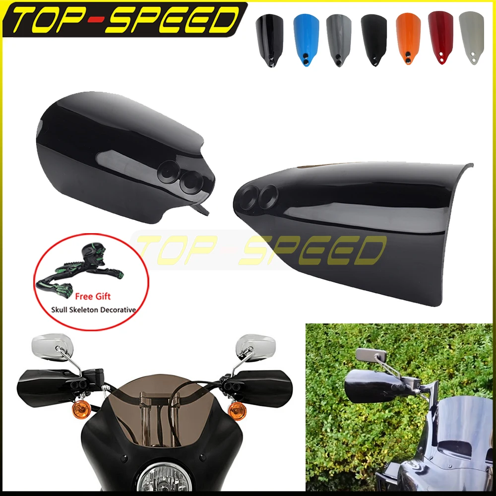 Handguards Shield Guards Motorcycle Windshield Hand Wind Protection For Harley Dyna FXDWG FXDXT FXDX FXD FXDSE FXDC FXDB FXDL