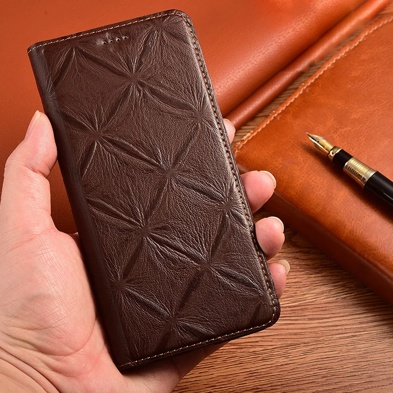 

Luxury Cowhide Genuine Leather Case For XiaoMi Redmi Note 10s 10T Pro Max Case Redmi Note10 Lite Magnetic Flip Cover Phone Cases