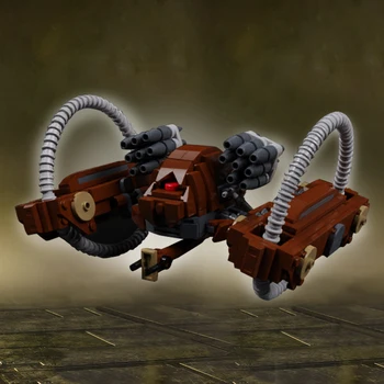 MOC Movie Space War Hailfire Droid Robot Building Blocks Battle Robot Model Set Kids Educational Building Toys for Child Birthday Gift