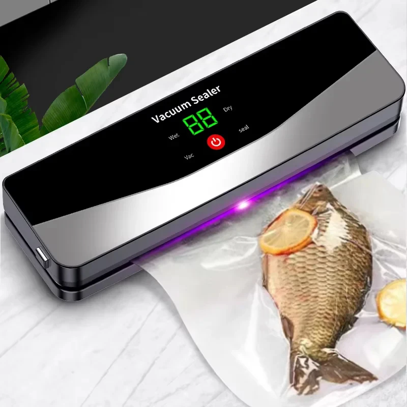 2026 Rechargeable Wireless Portability Vacuum Sealer With Sealing Countdown Display Multi-Pack Vacuum Touch Waterproof Buttons