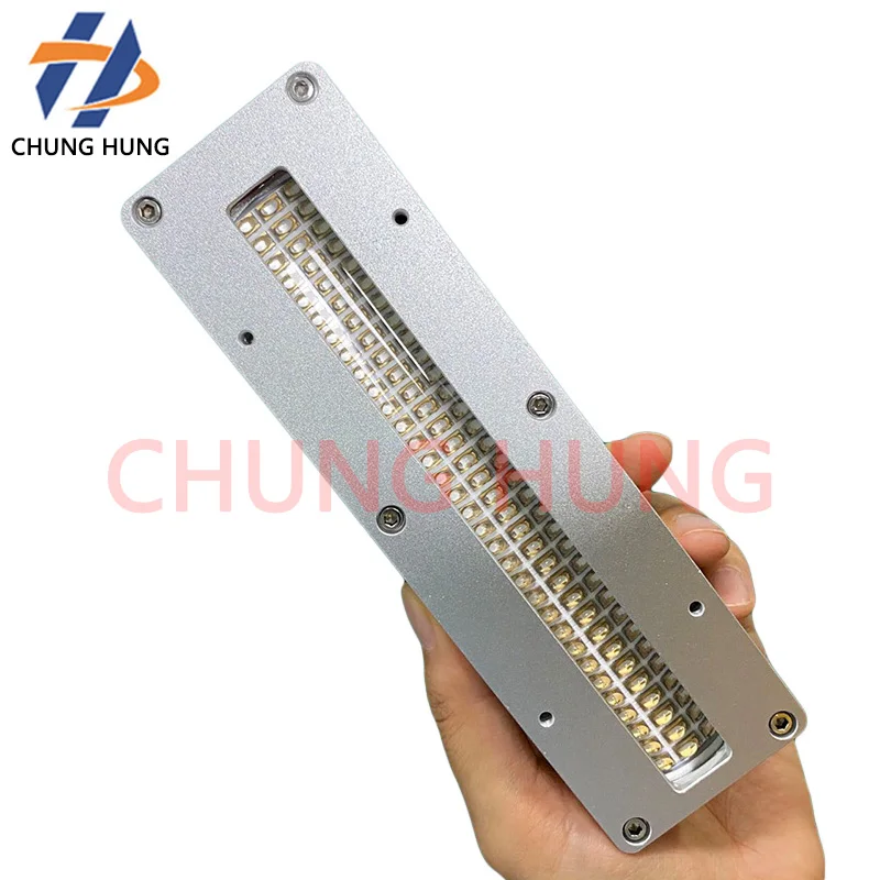 350 ワット水冷 UV LED 硬化ランプエプソン I3200 第 5 世代第 7 世代デュアルノズル UV LED インク乾燥硬化青紫光ランプ