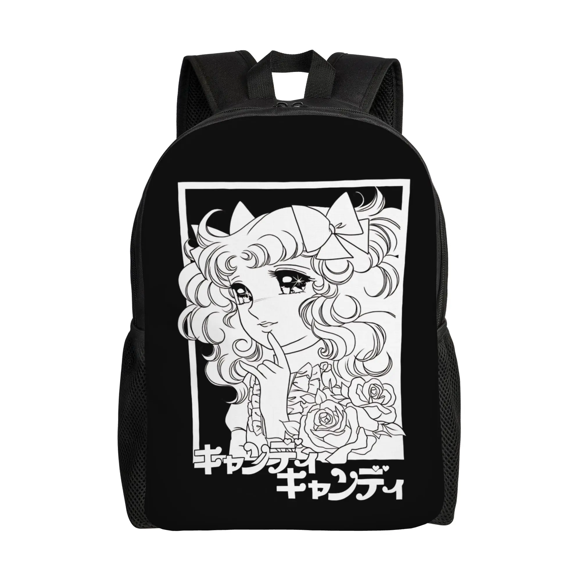 

Японский ретро-рюкзак Candy Candy для мужчин и женщин, спортивный, студенческий, деловой, в стиле аниме и манга, для ноутбука, сумка через плечо