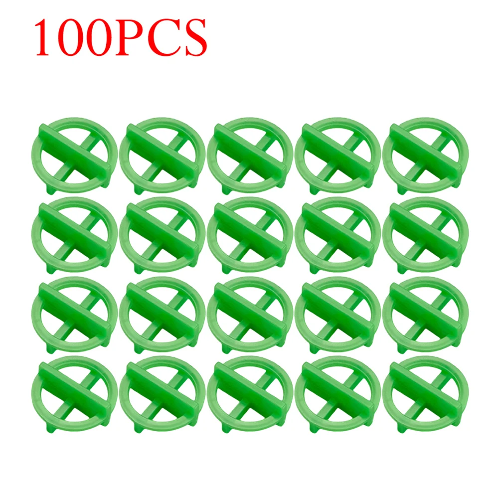100Pcs Ceramic Tile Leveling System Spacers Clips Wedge Kit For Tiling Fixing Floor Wall Gap Leveling System Construction Tools