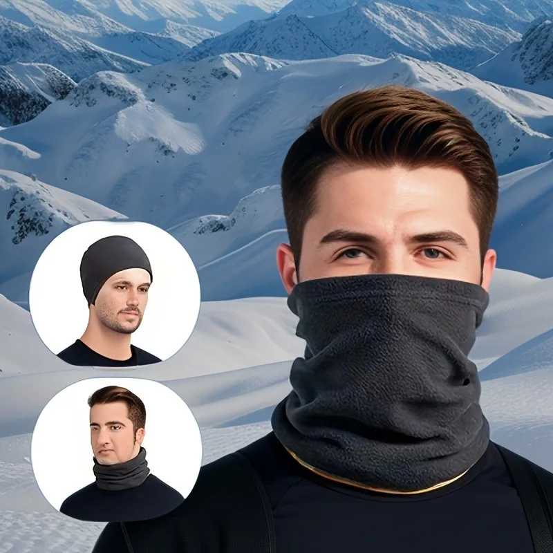 Winter Warm Neck Cover, Windproof Sports Head Cover, Ski Neck Protection, Grasp Wool Hat, Cycling Mask For Men And Women Holiday