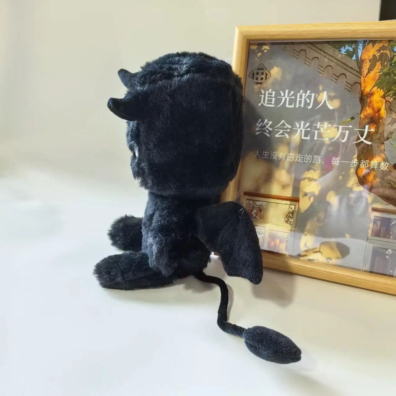 Cute Black Twixxel Mob Plush Doll Fluffy Stuffed Toy Collectible Figure For Boys Girls