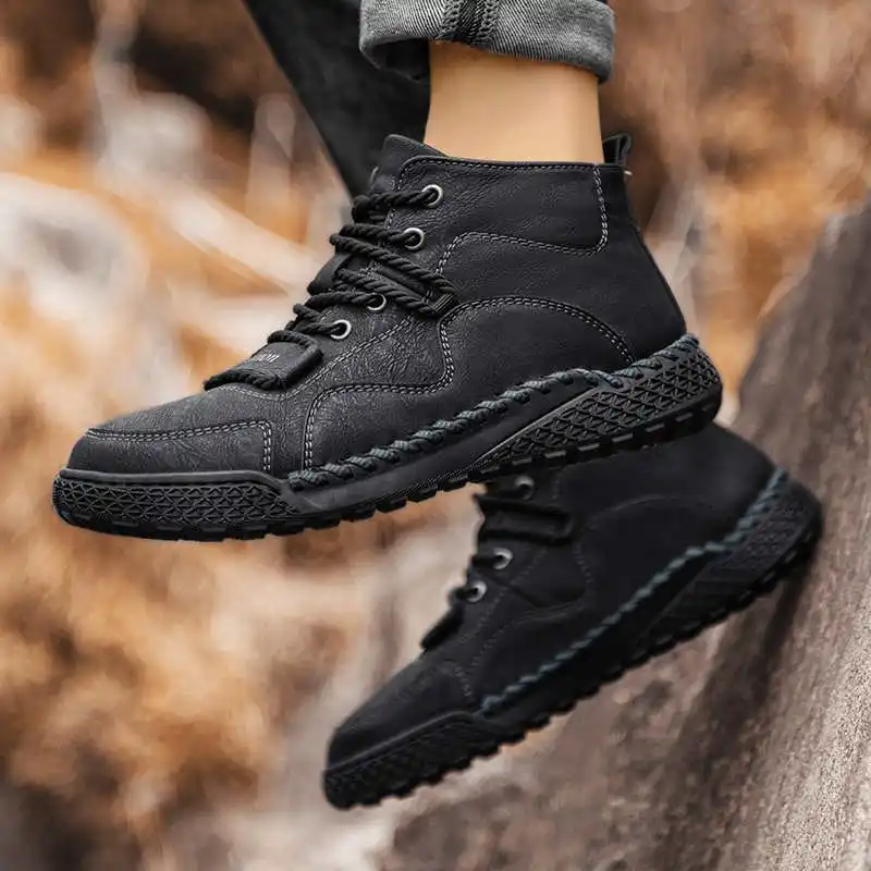 

In The Forest Round Foot Formal Shoes For Men Heels Lofers Men's Dress Boots Sneakers Sport Health Brand Name Vip Snekaers