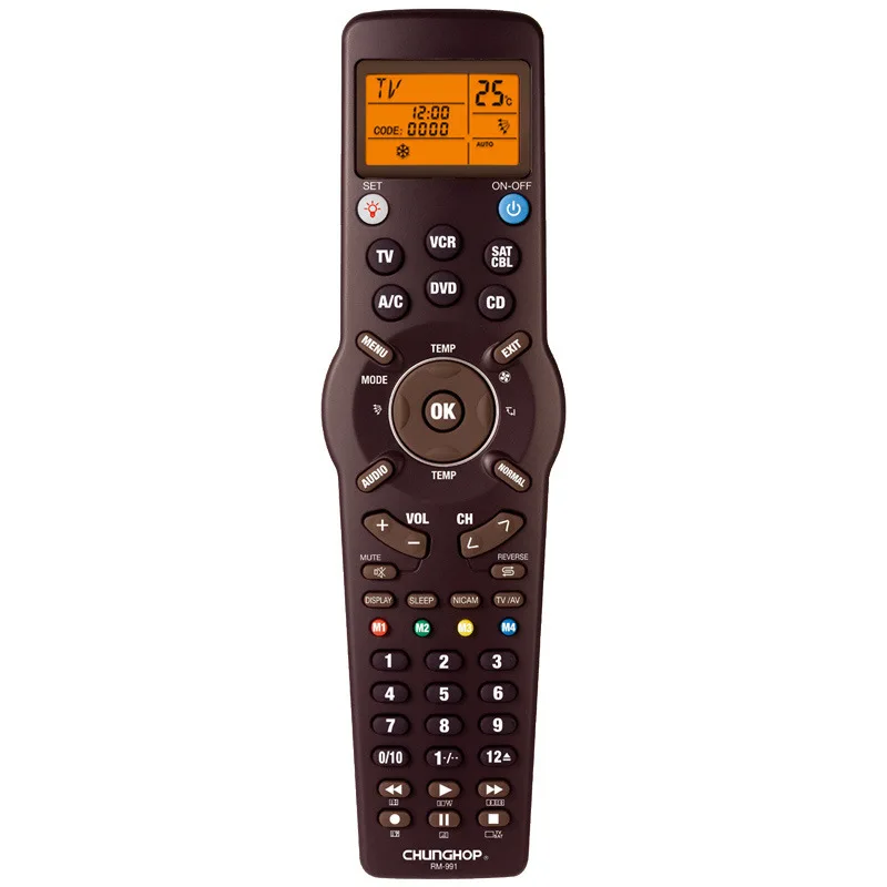 Six-in-one Universal Learning Remote Control for Infrared Universal RM-991