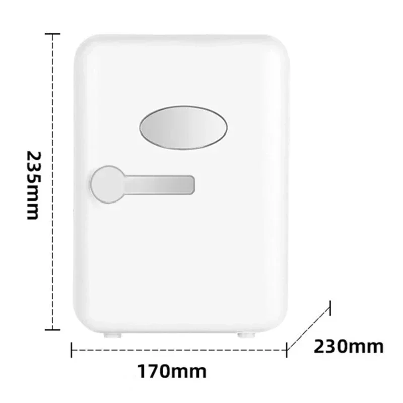 4L Mini Multifunction Refrigerator Cosmetics Mask Beverage Dormitory Refrigerators Cooler Warmer Beauty Fridge for Car Home