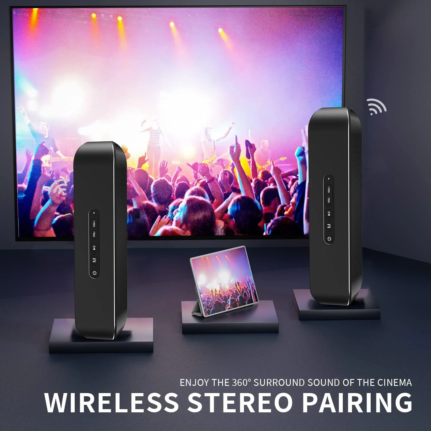 

Cross-border explosion S9 Bluetooth speaker 40W desktop portable heavy subwoofer hair around high definition sound quality S9 Bl