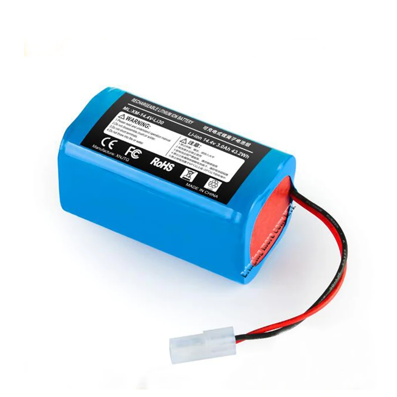 Mới 14.4V 3000MAh Li-ion Bộ Pin H18650CH-4S1P Dành Cho XIAOMI MIJIA Mi Robot Vacuum-Cây Lau Nhà Tinh G1 MJSTG1, SKV4136GL R30 R35