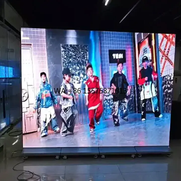 

GOB LED Poster P1.8 Movable Foldable Digital Video Advertising Display Portable Mobile Digital Signage Displays