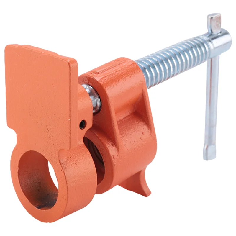 

Classy-Wood Gluing Pipe Clamp Fixture For 1/2Inch Black Pipe Water Pipe Clamp Woodworking Puzzle Piece Clamp Pipe Clamp, Orange