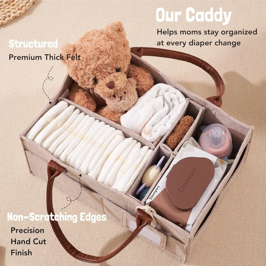 Cesto portaoggetti in feltro p - Baby Nursery Organization Ideas recensione e prezzo