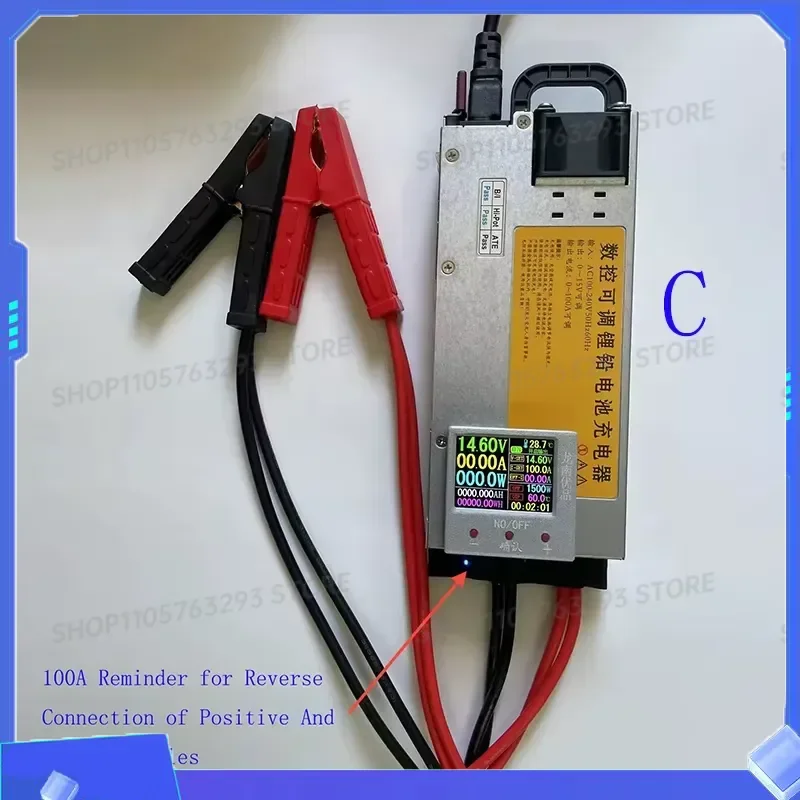 For 3-15V 3-60A 3-100A Adjustable Power Supply Charger For Lithium Polymer Lithium Ion Lead Acid Battery With Pilot Lamp