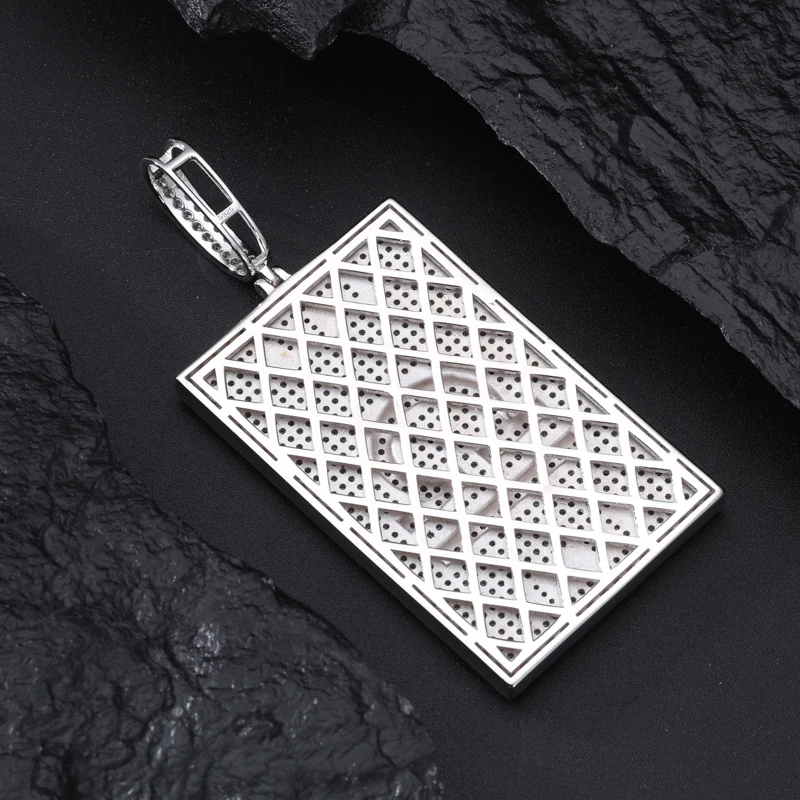 TUHE للجنسين 12 علامات زودياك قلادة VVS1 مويسانيتي ستار تسجيل المعلقات للرجال النساء الهيب هوب مجوهرات هدية #3