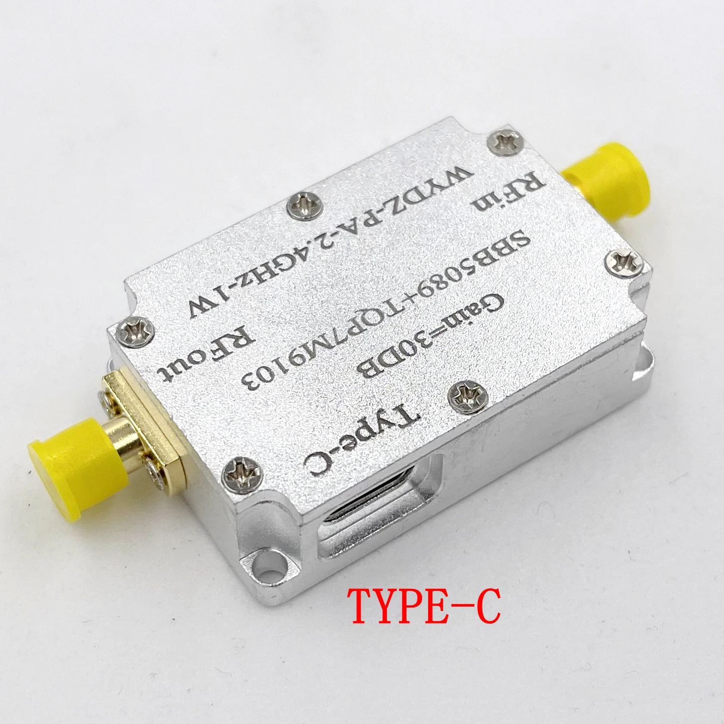 SBB5089 TQP7M9103 2.4G 1W RF Power Amplifier 30dBm Microwave High Linear FOR Ham Radio AMP TYPE-C USB 2.4GHZ Wifi