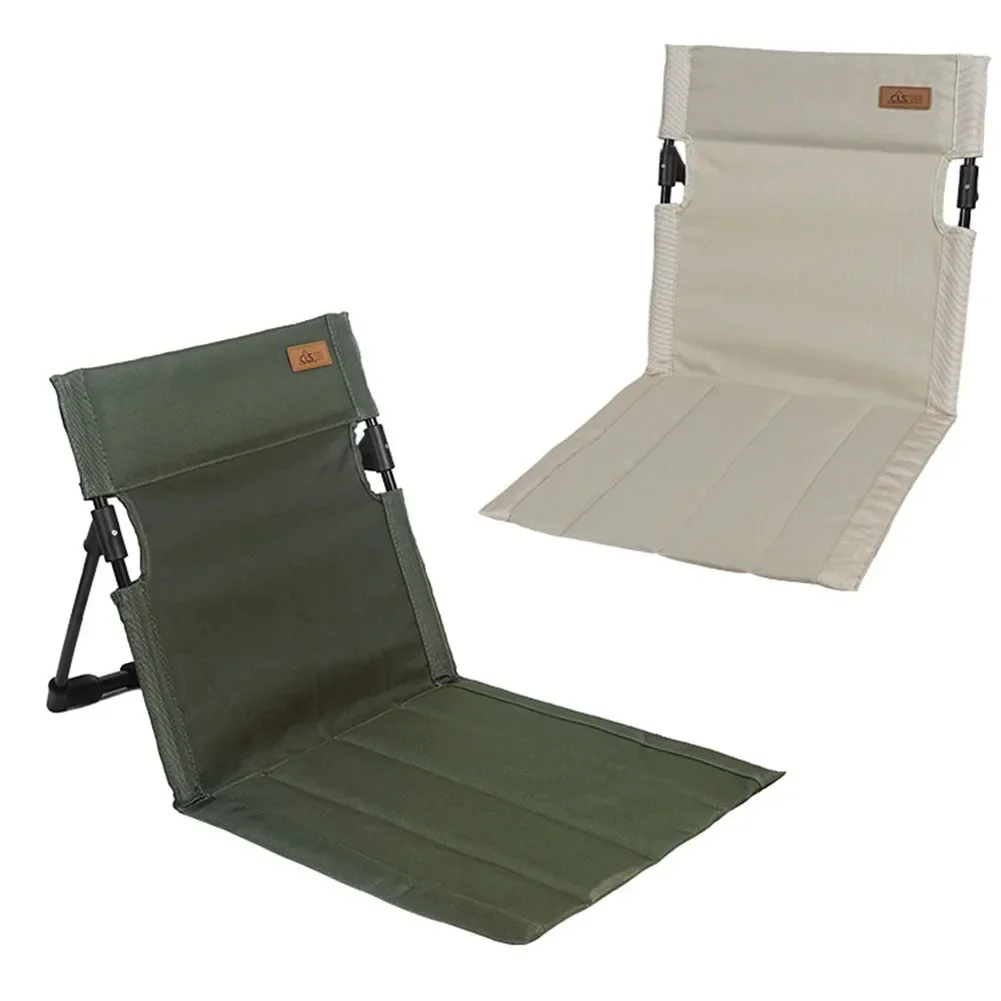 Outdoor Portable Back Chair Lightweight Foldable Seat Cushion Bed For Camping Beach Balcony Park Lawn Picnic Chairs Portable