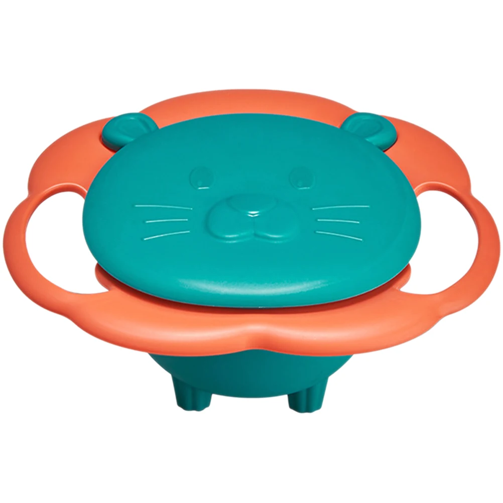 

Children Rotary Balance Kids Spill-Proof 360 Rotate Toddler Training Spill Resistant For Home Baby Feeding Cartoon Design