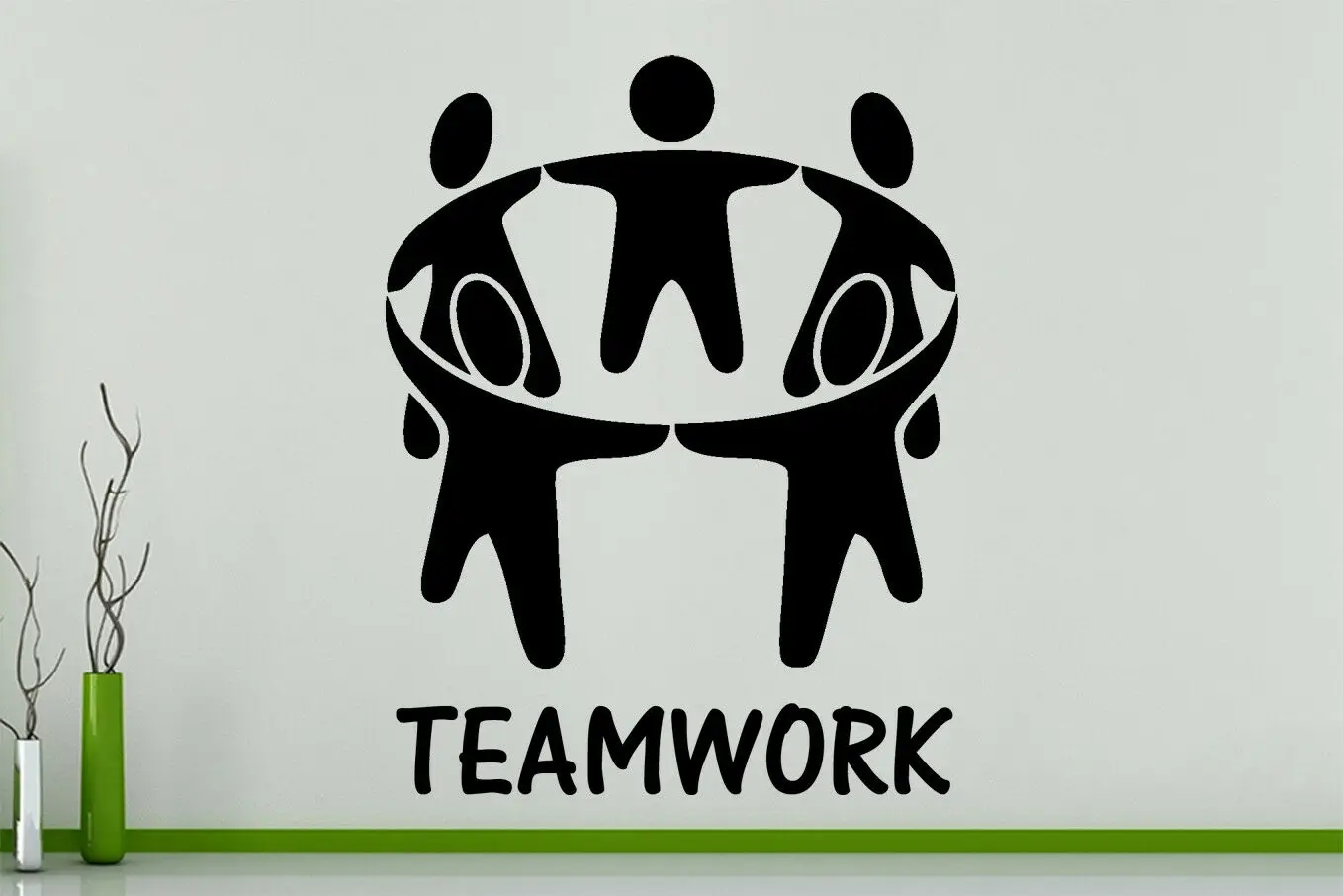 

Teamwork Motivation Business Work Wall Art Decal Sticker Picture Poster Decor