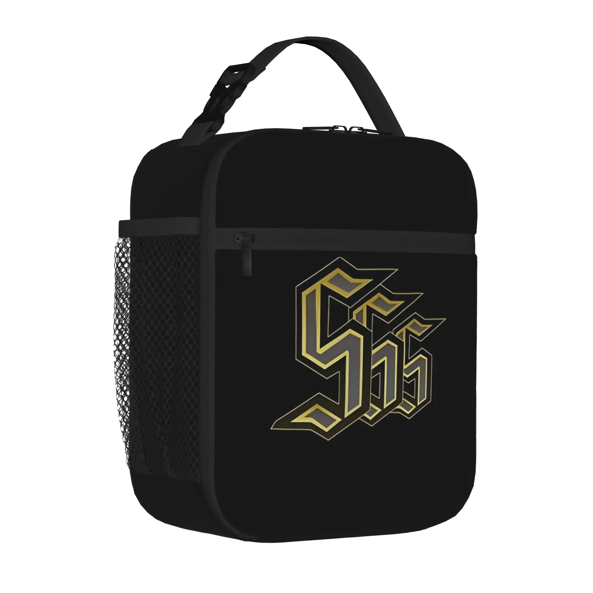 1 Piece Zipper Closure urban dark  Storage Bag Pocket D-Devil May Cry School Lunch Food Box Reusable For Lunch Food Bag