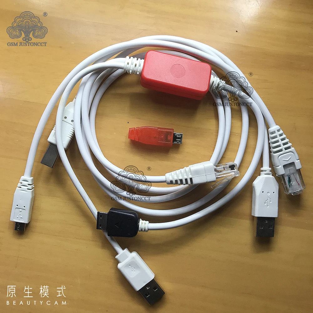 2024 Original New Cable Set Have E210 / C3300K /  A - B USB / Download Jig Adapter USB Disk For Z3x Pro Box and Nck / Octoplus