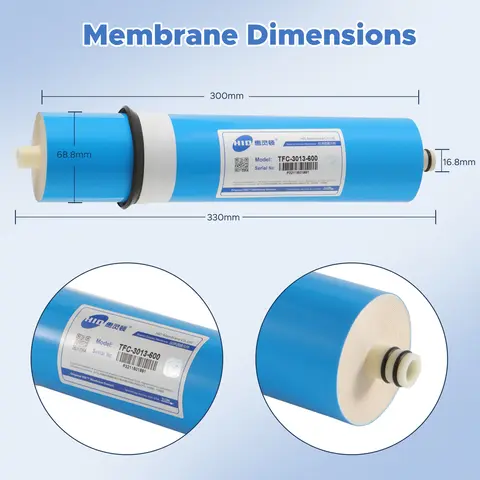 HID 600gpd RO Membrane 3013 600 GPD Reverse Osmosis Membrane Universal Replacement