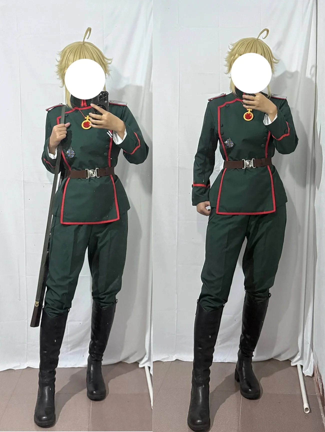 Anime The Saga of Tanya the Evil Tanya von Degurechaff Cosplay Kostüme Militäruniform Halloween Karneval Party Anzug