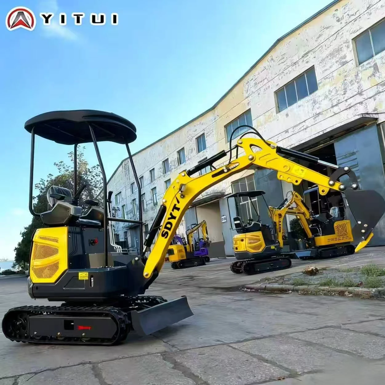 حفار هيدروليكي صغير مخصص سهل التشغيل حفار مدمج لمالك المنازل والشركات الصغيرة Ce Epa Euro 5 #1