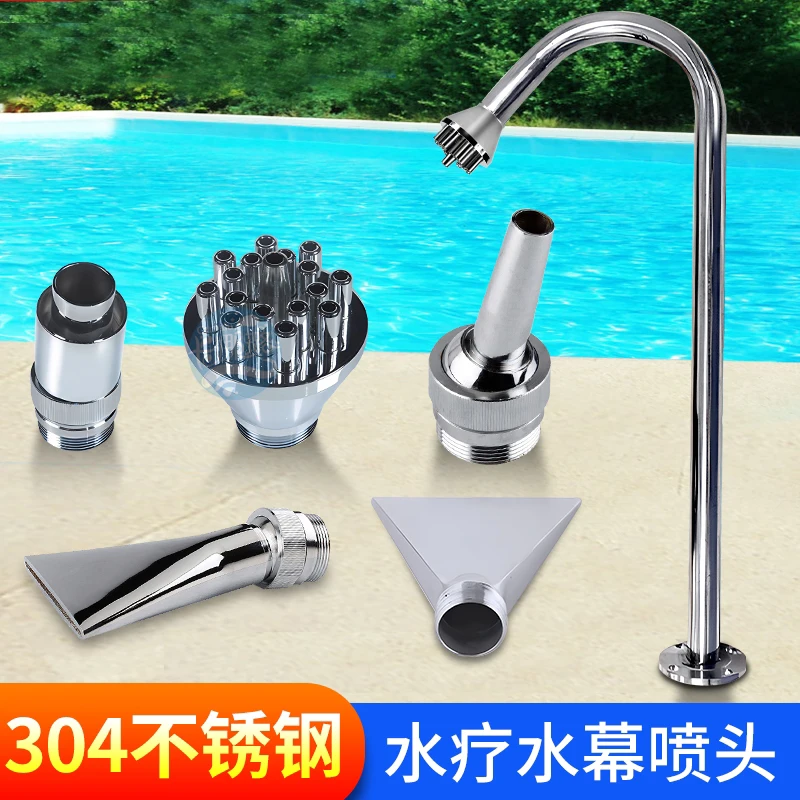 

Swimming pool impact spa jet/SPA massage/304 stainless steel duckbill/water curtain